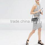 Stripe Long Skirt and Tops Women Blouse Latest Tops Designs Girls thumbnail-4