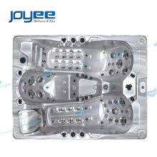 Joyee Factory Best OEM China Hot Tub Garden 3 People Top Outdoor Spa Hottubs Manufacturer I Model: Bern thumbnail-2