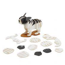Wholesale 3D French Bulldog Puzzle Model Dog DIY Easy-to-Assemble Animal Craft Kits in Different Color for Pet Gift & Stationery&Toys Shop thumbnail-1