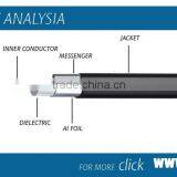 High Quality Low Loss Trunk QR540 Coaxial Cable Messenger thumbnail-2