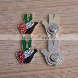 Hot Sale Model V Victory Hand UAE National Day Rhinstone Crystal Enamel Lapel Pin, Gold & Silver thumbnail-1