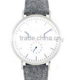 2016 Latest New Hot Selling Unusual Unisex Ronda Movement Tweed Watch thumbnail-3