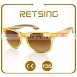 Laser Logo Wooden Sunglasses Bamboo Sunglasses Wholesale thumbnail-3