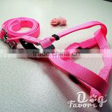 Summer Use Heavy Duty Outdoor Sport Dog Traning Harness and Leash, Classic Solid Nylon Dog Harness and Leash Quality Choice thumbnail-3