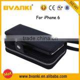 Fancy Mobile Accessories Cell Phone Credit Card Holder For IPhone 6 Case Leather,Genuine Leather For IPhone 6 Case Plug-in Cover thumbnail-4