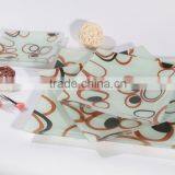 Advertising Gift Customized Tempered Glass Vegetables Plate thumbnail-3