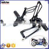 ARS-K5 High Performance CNC Aluminium Racing Motorcycle Rear Set Footrests for Suzuki GSXR 1000 05-06 thumbnail-1