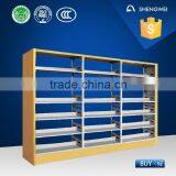 Top Quality Popular Libary Steel Book Shelf Double Side Exhibition Shelf