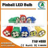 T10 Wedge 6.3V LED Bulb #555 Blue