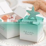 Romantic & lovely beach themed gift box with starfish pattern for wedding