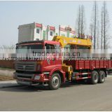 FOTON 6X4 telescopic boom truck mounted crane 10ton