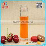 65ml Personal Small Perfect Wide Mouth Glass Drinking Bottles With Tin Lids thumbnail-2