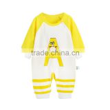 2016 Baby Girls Jumpsuits,Spring New Born Baby Boys Rompers,Striped Baby Onesie,Print Romper