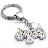 Metal Crystal Dog Shaped Keychain thumbnail-4