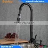 China Kitchen Faucet ORB Pull Out Black Faucet Hot Water Mixer thumbnail-4