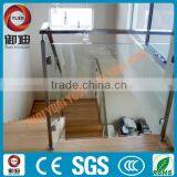 Decorative Indoor Staircase Tempered Glass Railing Designs Supplier thumbnail-3