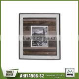 2016 New Design 20x25cm Long Natural Wood Stripes Photo Frame