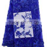 CL17-108 High Quality Embroidery Mesh Lace African French Beaded Net Lace Fabric With Beads thumbnail-5