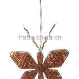 Christmas Hanging Butterfly, Embroidery Christmas Hanging thumbnail-1