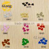 4mm Hot Fix Heart-shaped Silver Aluminum DIY for Cloth Bag Shoe Accessories #GT105-4P(Mix-s) thumbnail-1