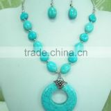 Good quality promotional white color resin statement necklace
