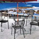 mesh chair steel iron aluminium metal mesh chair outdoor garden chair
