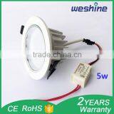 Acrylic Cover Wide Angle 5w Indoor Ceiling Light LED Downlights thumbnail-2