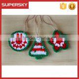 V-747 Hand Knit Christmas Decoration Star Hanging Tree Decoration Crochet Christmas Tree Hanging Ornament thumbnail-2