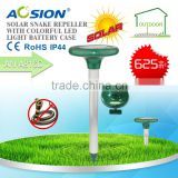 Top rated Widely use LED Light Solar vibrating snake deterrent and sonic snake repellent