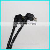 0.2M 22awg 90 Degree Micro Usb to Open Cable thumbnail-3