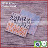 Private Tow Layer Apparel Jeans Cloth Blank Label Woven Design Manufacturers thumbnail-2