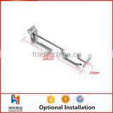 Huohua Wholesale Double Prong Supermarket Slatwall Hook thumbnail-1
