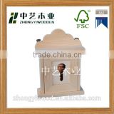 Trade assurance FSC natural wood handicraft mini key box on sale