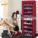 On sale fabric stackable shoe rack closet organizer