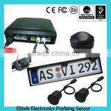 European Car License Plate Frame Rearview Camera With Parking Sensor