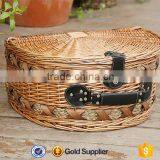 2016 New Design Willow Picnic Basket Insulated Picnic Hamper thumbnail-2