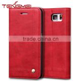 High quality red wallet phone case for samsung galaxy note 7 case
