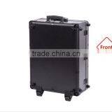 Wholesale Premium Professional Aluminum Beauty Kit Case Trolley Rolling Makeup Case thumbnail-2