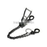 Cargo Ratchet Lashing Strap With Forging Hook Chain Type Load Binder