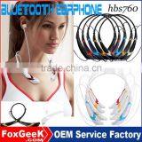 100% Original Headphone Bluetooth Earphone High Quality in Ear Headphone Necklace and Wireless With Original Retail Box