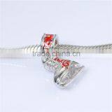 Custom Silver Beads Skate Shoe Charms Jewelry Wholesale thumbnail-4