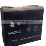 12v 20ah Nano Gel Battery 6-DZM-20 for Electric Bicycle thumbnail-1