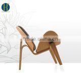 Danish Modern Design Shell Accent Chair Black Retro Classic Black HY2007 thumbnail-1