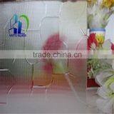 Patterned Glass Partition for Shower Door/pattern Glass Bathroom Glass Partition/obscure Tempered Glass Sheet