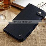 Best Quality Cow Hide Leather Practical Pocket Credit Card Case Holder thumbnail-5