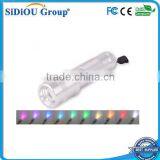 3 Aaa Rgb 10 Color Led Flashlight