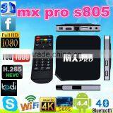 2015 new model newest kodi Quad core amlogic s805 mx pro tv box for USA\Canada