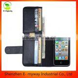 Magnetic Closure Wallet With Mobile Phone Holder for Iphone
