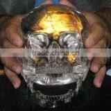 Natural Clear Transparent Quartz Crystal Alien Skull FengShui Crystal Healing Skull thumbnail-2