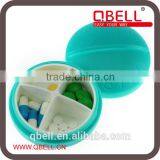 Plastic Pill-shape Portable Cute Travel Pocket 4 Case Pill Box/Pill Storage Cases thumbnail-2